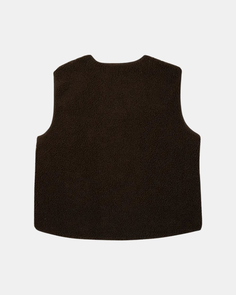 Gilet sans manches avec poches brun