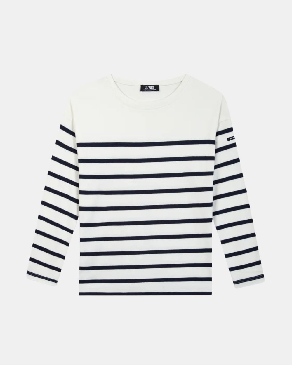 T-shirt rayé manches longues arctique