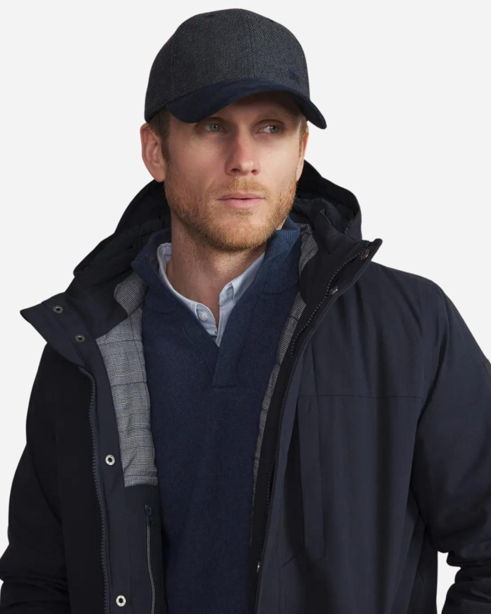 Casquette bleu en velours marine