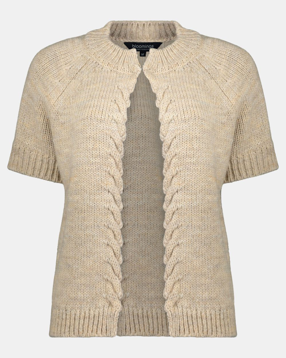 Gilet en maille torsadée moon