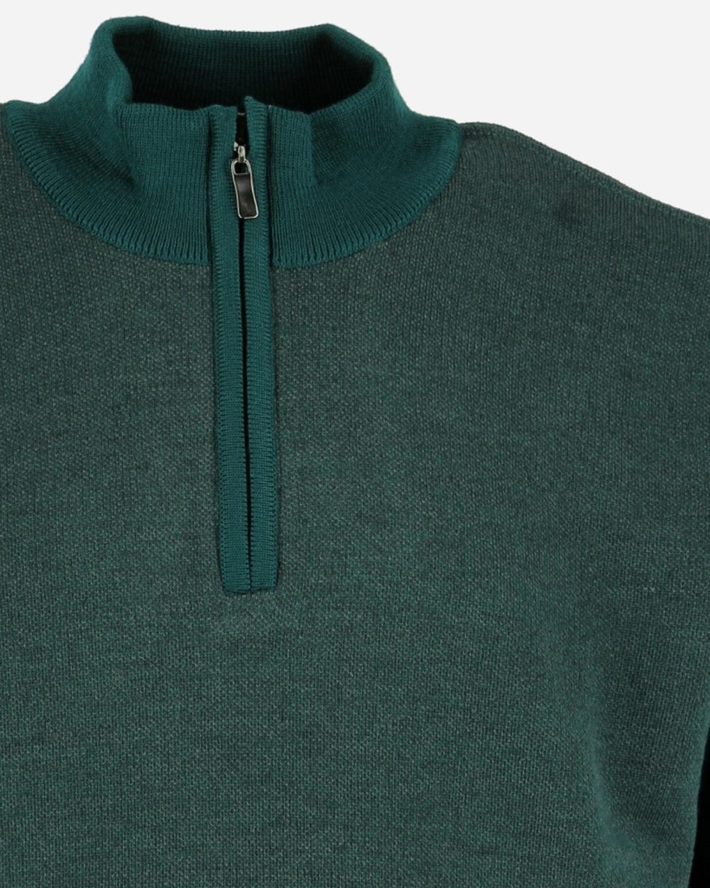 Pull col montant zippé mais