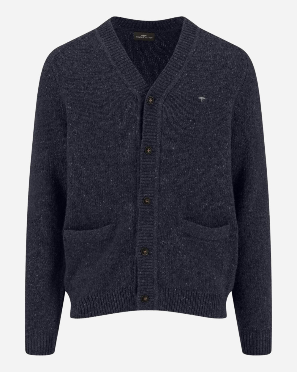Gilet chiné à teneur en laine navy
