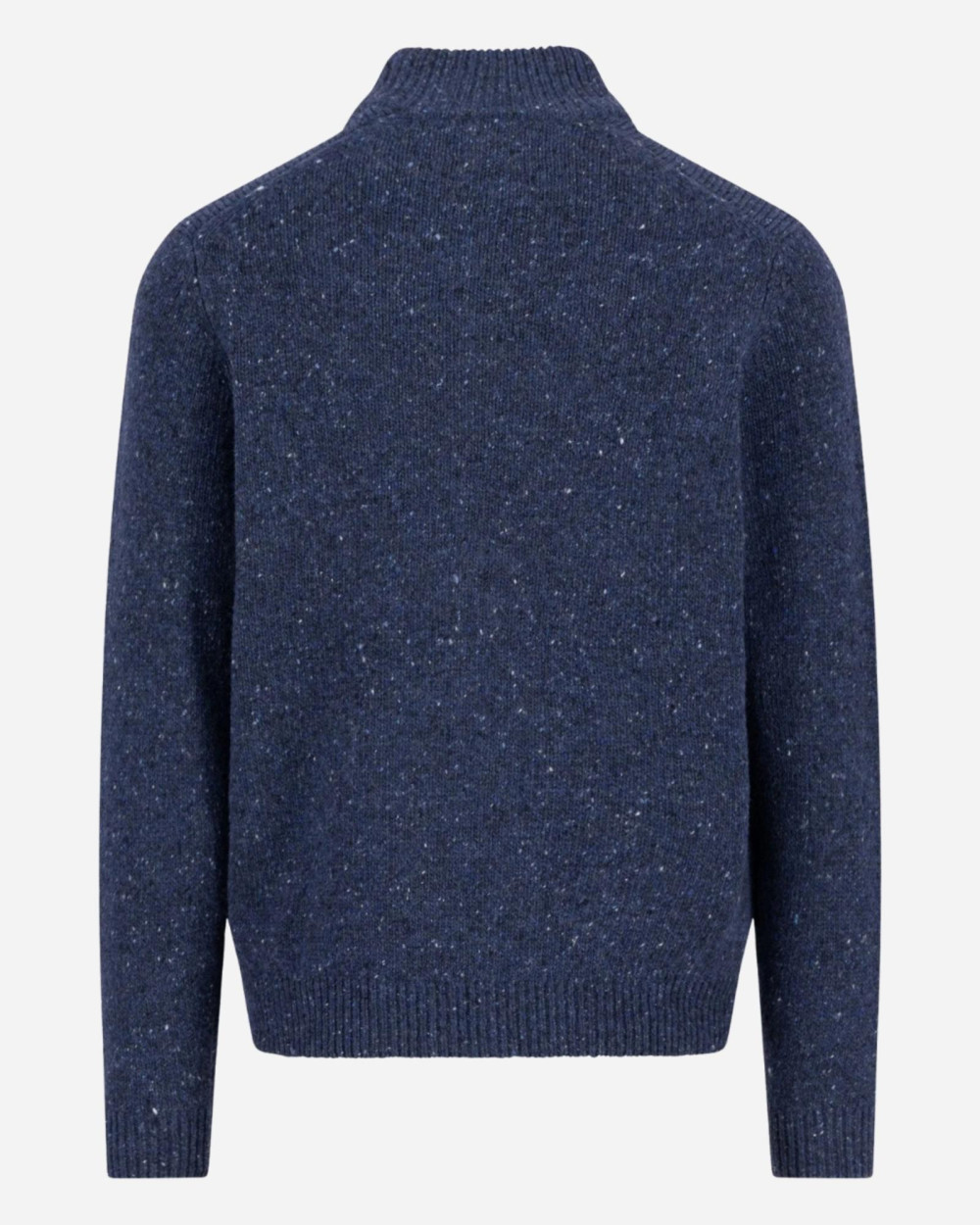 Gilet zippé chiné navy