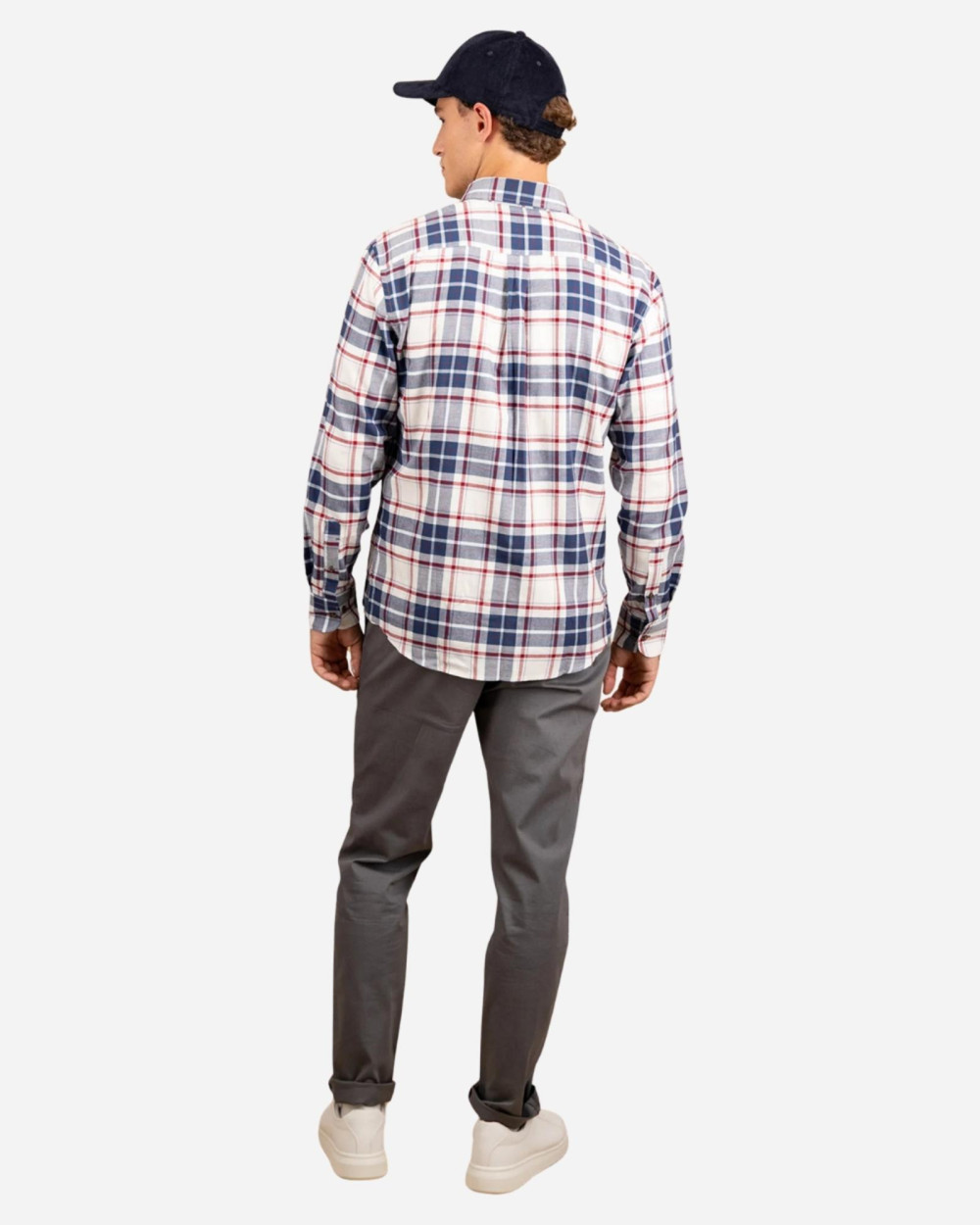 Chemise flannel garnet red