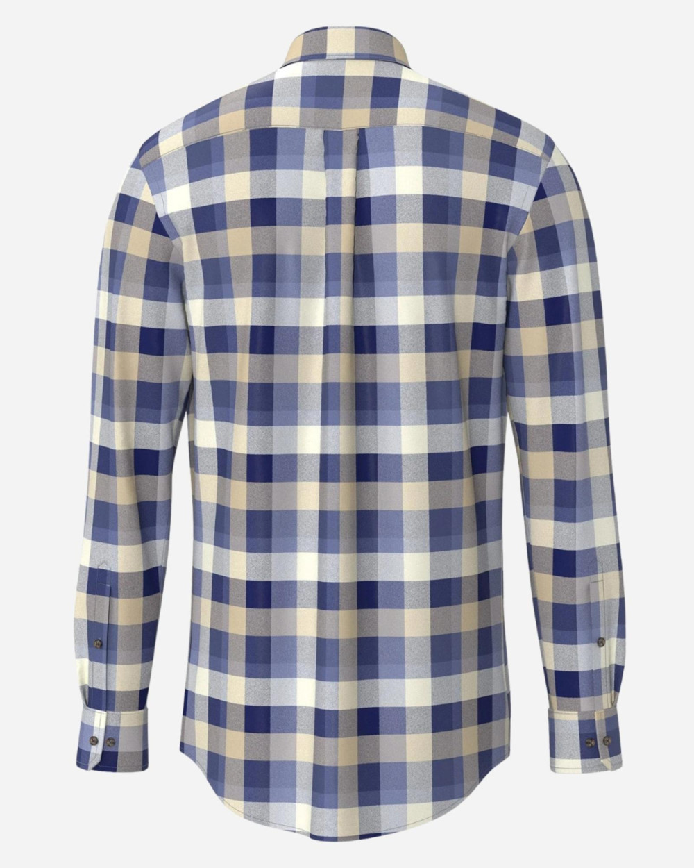 Chemise à gros carreaux crystal blue