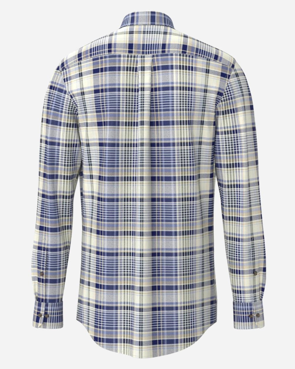 Chemise flannel à carreaux misty blue