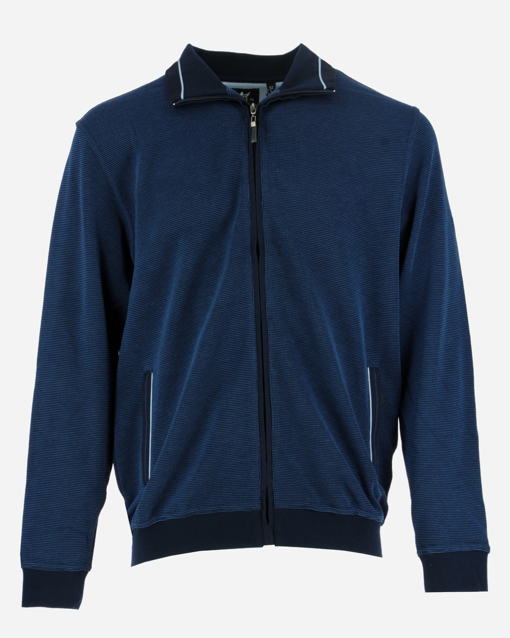 Blouson zippé avec poches blue