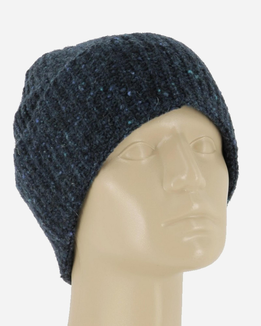 Bonnet uni en laine mari