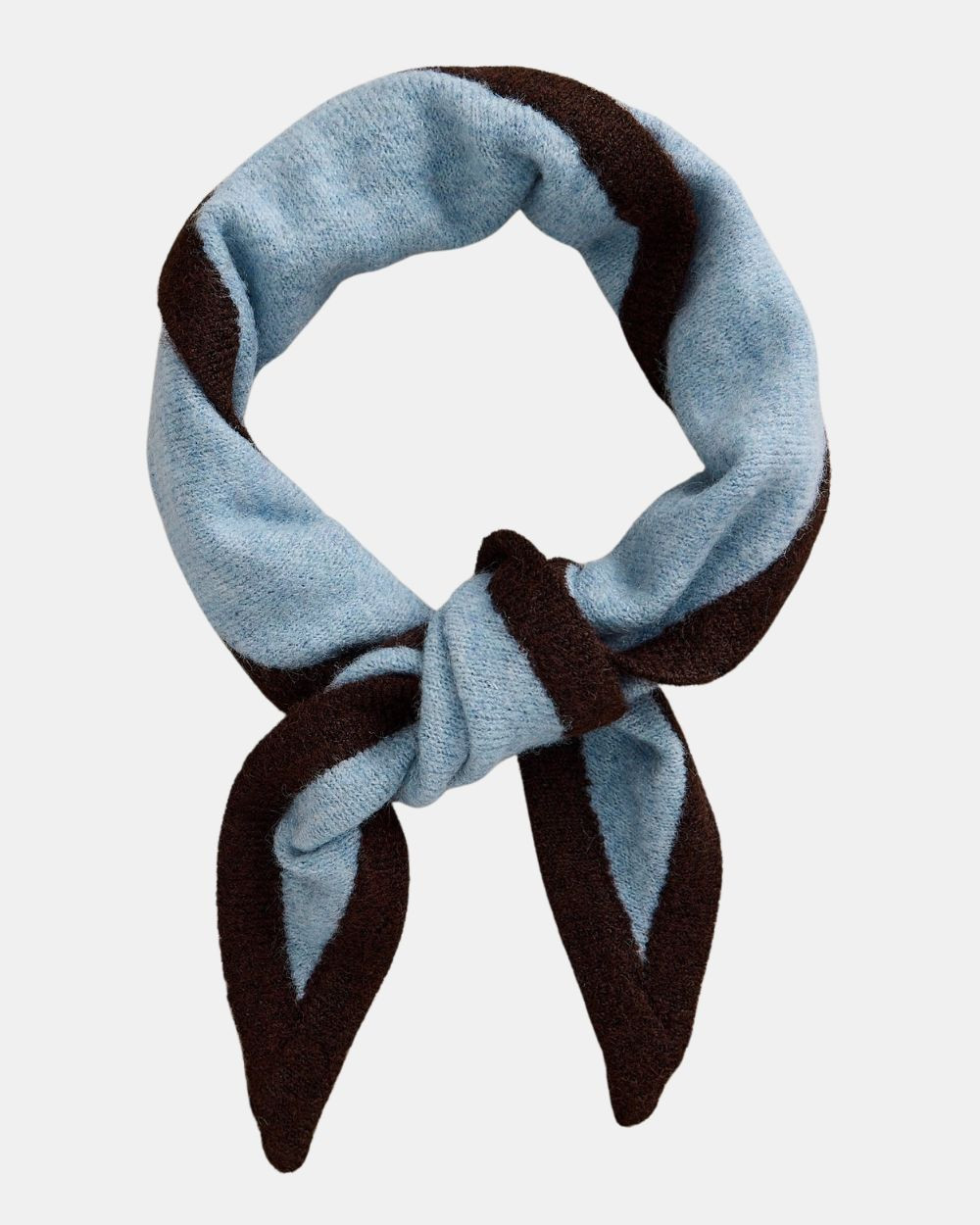 Triangle uni en maille lgt blue