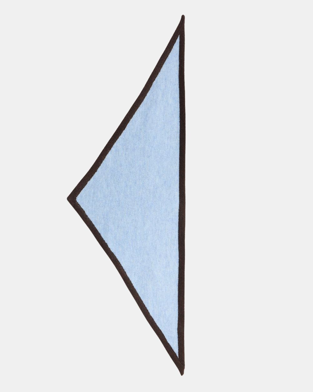 Triangle uni en maille lgt blue